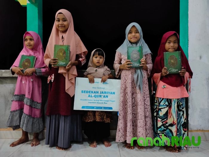 Kokohkan rasa cinta terhadap Alquran, Relawan Aksi Berbagi Pekanbaru gelar Program Sedekah Alquran